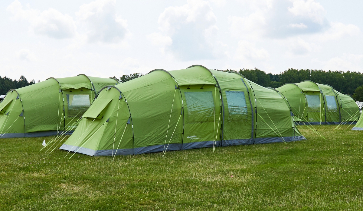 Pre erected cheap tents