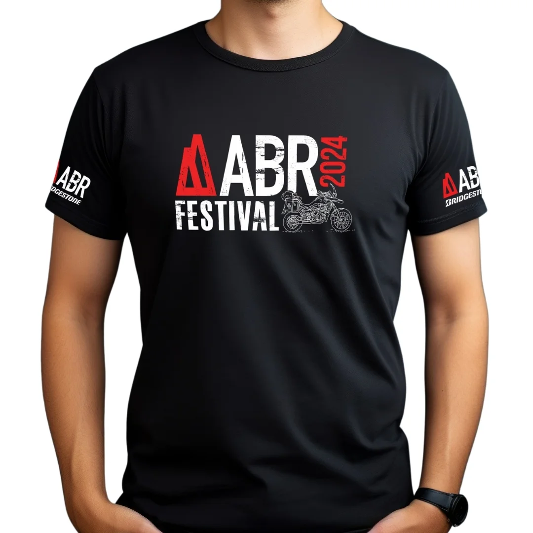 ABR Festival 2024 T Shirt Adventure Bike Rider Festival