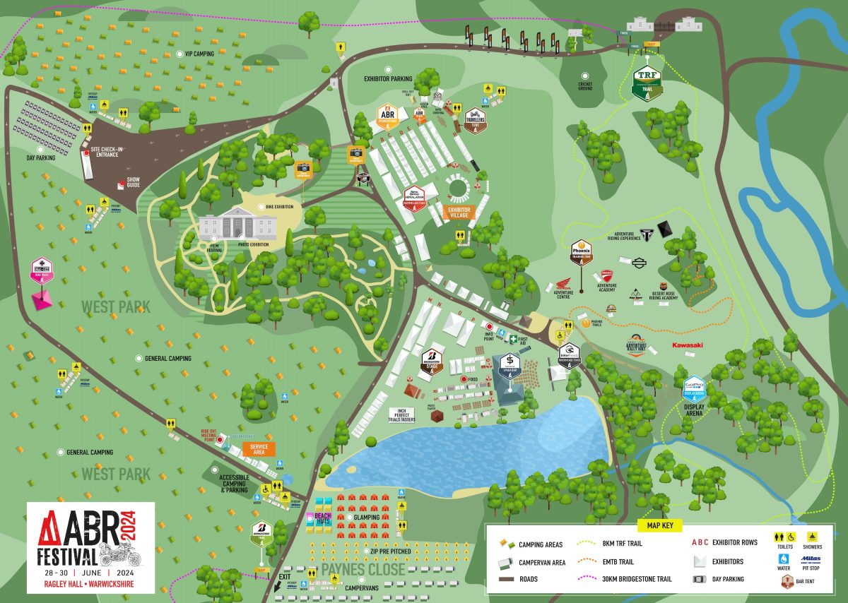 Revealed ABR Festival 2024 Map Adventure Bike Rider Festival